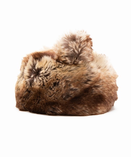 Casselini(キャセリーニ)の「Casselini(キャセリーニ)kidsくまねこロシア帽(ニットキャップ/ビーニー・キッズ・ブラック/ブラウン・FREE)」の3枚目の写真