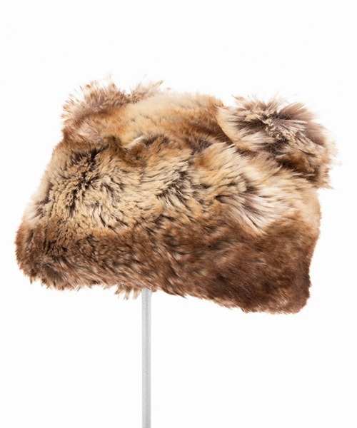 Casselini(キャセリーニ)の「Casselini(キャセリーニ)kidsくまねこロシア帽(ニットキャップ/ビーニー・キッズ・ブラック/ブラウン・FREE)」の9枚目の写真