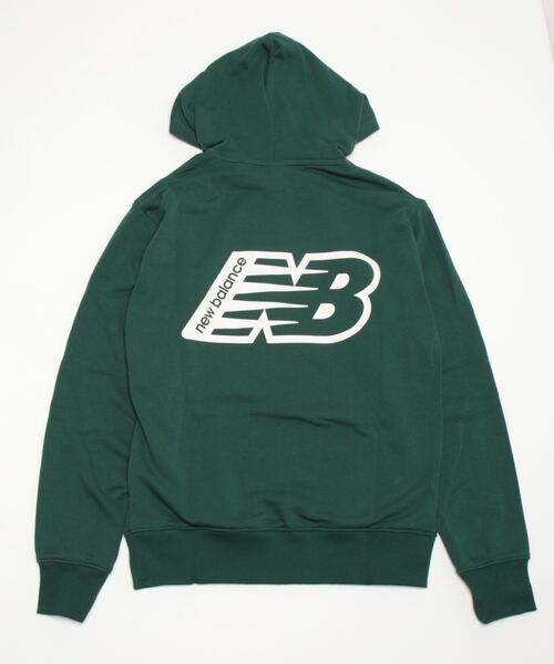 NEW BALANCE(ニューバランス)の「NB Essentials Magnify スウェットプルオーバーフーディー(パーカー・メンズ・ライトブルー/ブラック/ダークグリーン/杢グレー・SMALL/MEDIUM/LARGE/X-LARGE/XX-LARGE)」の18枚目の写真