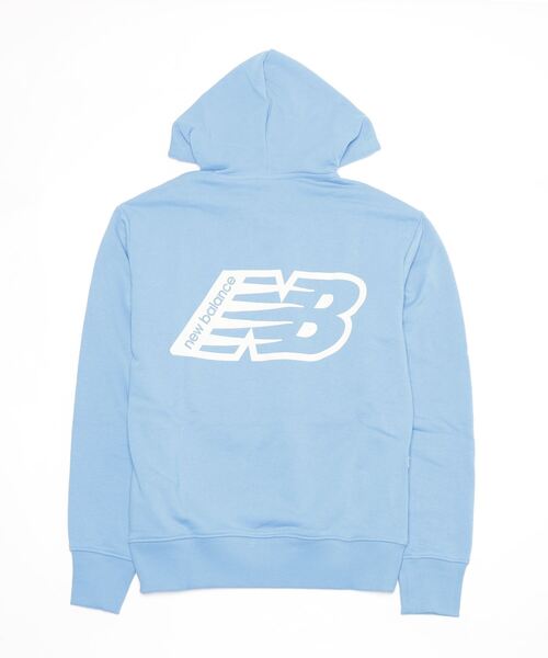 NEW BALANCE(ニューバランス)の「NB Essentials Magnify スウェットプルオーバーフーディー(パーカー・メンズ・ライトブルー/ブラック/ダークグリーン/杢グレー・SMALL/MEDIUM/LARGE/X-LARGE/XX-LARGE)」の19枚目の写真