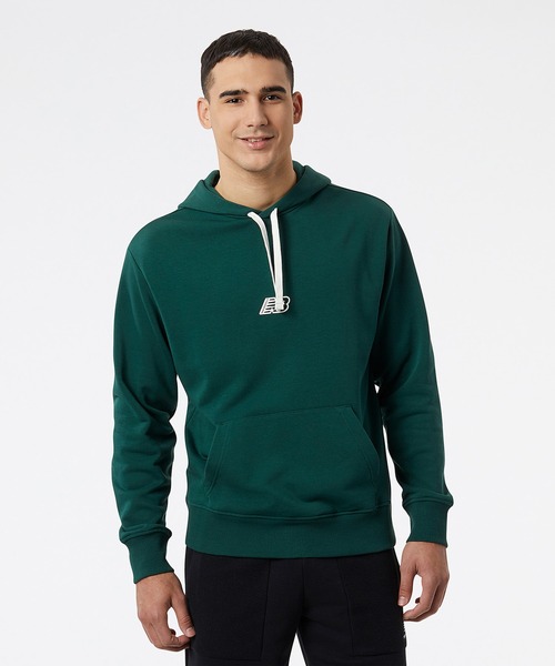 NEW BALANCE(ニューバランス)の「NB Essentials Magnify スウェットプルオーバーフーディー(パーカー・メンズ・ライトブルー/ブラック/ダークグリーン/杢グレー・SMALL/MEDIUM/LARGE/X-LARGE/XX-LARGE)」の21枚目の写真