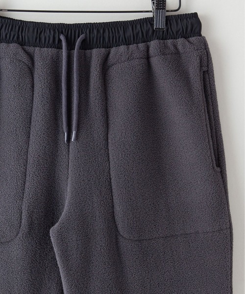 OUTDOOR PRODUCTS APPAREL(アウトドアプロダクツアパレル)の「フリース切り替えパンツ ワンポイントブランドロゴ(その他パンツ・メンズ・ブラック/グレー・SMALL/MEDIUM/LARGE/X-LARGE)」の8枚目の写真