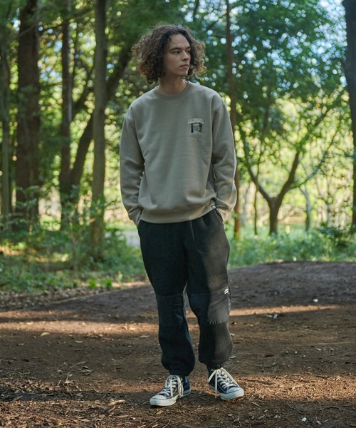 OUTDOOR PRODUCTS APPAREL(アウトドアプロダクツアパレル)の「フリース切り替えパンツ ワンポイントブランドロゴ(その他パンツ・メンズ・ブラック/グレー・SMALL/MEDIUM/LARGE/X-LARGE)」の15枚目の写真