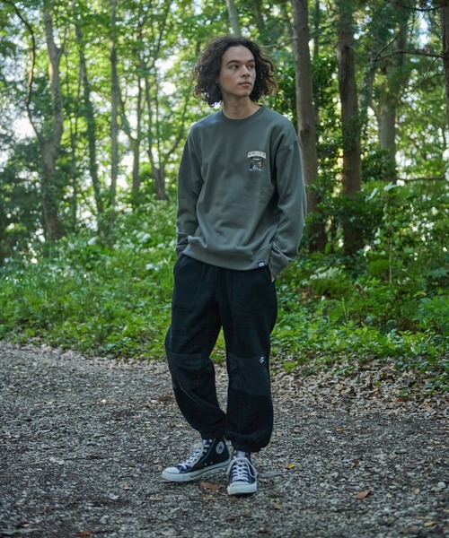 OUTDOOR PRODUCTS APPAREL(アウトドアプロダクツアパレル)の「フリース切り替えパンツ ワンポイントブランドロゴ(その他パンツ・メンズ・ブラック/グレー・SMALL/MEDIUM/LARGE/X-LARGE)」の16枚目の写真