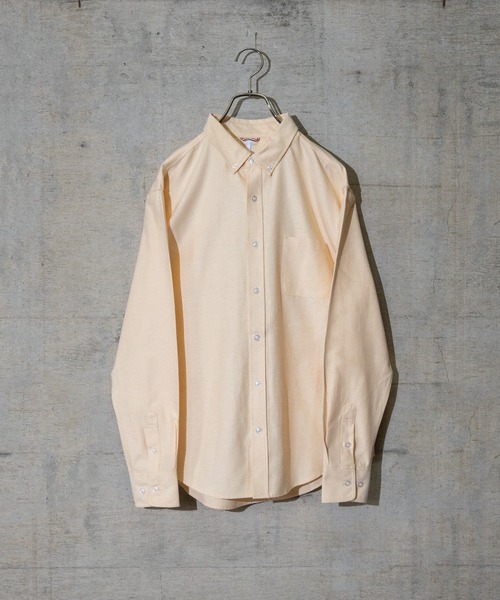 JOHN'S CLOSET(ジョンズクローゼット)の「【i】オックス ボタンダウンシャツ(シャツ/ブラウス・メンズ・ブラック/ネイビー/ホワイト/サックスブルー/イエロー/グレー・LARGE/MEDIUM/X-LARGE)」の6枚目の写真