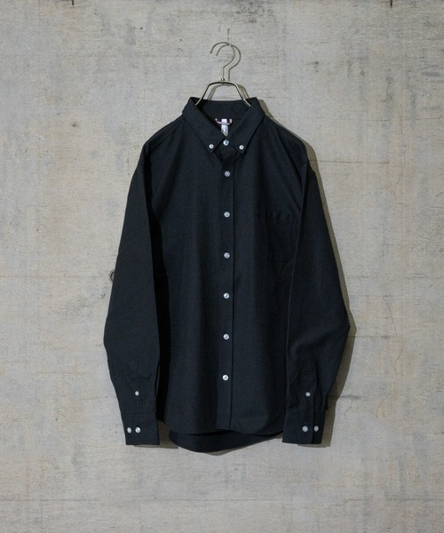 JOHN'S CLOSET(ジョンズクローゼット)の「【i】オックス ボタンダウンシャツ(シャツ/ブラウス・メンズ・ブラック/ネイビー/ホワイト/サックスブルー/イエロー/グレー・LARGE/MEDIUM/X-LARGE)」の3枚目の写真
