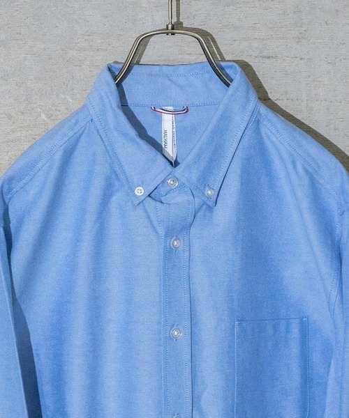 JOHN'S CLOSET(ジョンズクローゼット)の「【i】オックス ボタンダウンシャツ(シャツ/ブラウス・メンズ・ブラック/ネイビー/ホワイト/サックスブルー/イエロー/グレー・LARGE/MEDIUM/X-LARGE)」の7枚目の写真