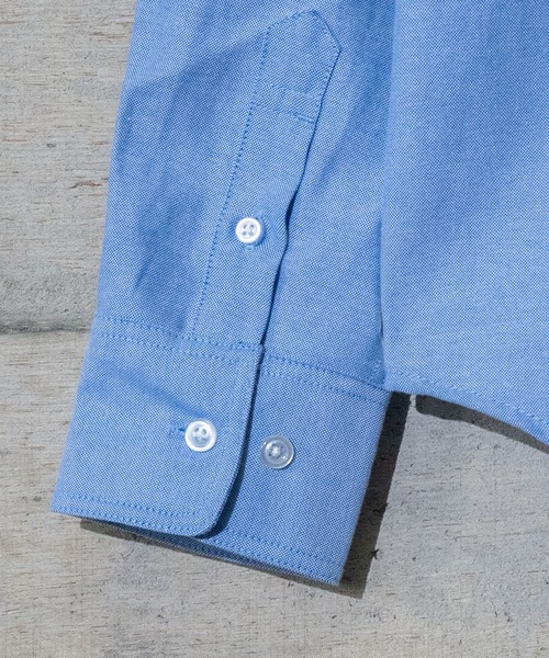 JOHN'S CLOSET(ジョンズクローゼット)の「【i】オックス ボタンダウンシャツ(シャツ/ブラウス・メンズ・ブラック/ネイビー/ホワイト/サックスブルー/イエロー/グレー・LARGE/MEDIUM/X-LARGE)」の9枚目の写真