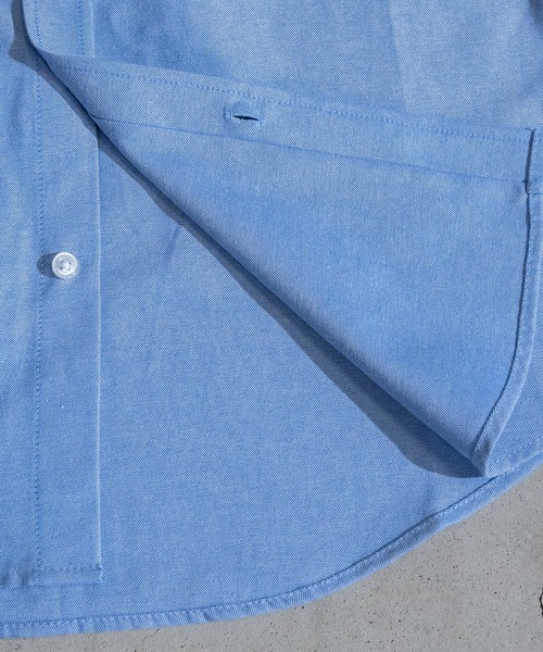 JOHN'S CLOSET(ジョンズクローゼット)の「【i】オックス ボタンダウンシャツ(シャツ/ブラウス・メンズ・ブラック/ネイビー/ホワイト/サックスブルー/イエロー/グレー・LARGE/MEDIUM/X-LARGE)」の10枚目の写真