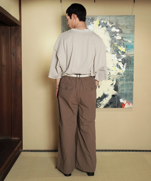 90sSTUSSYカーゴパンツリップストップワイド ミリタリービンテージフェード 60年代 60s アメリカ軍 米軍 リップストップ コットン カーゴ