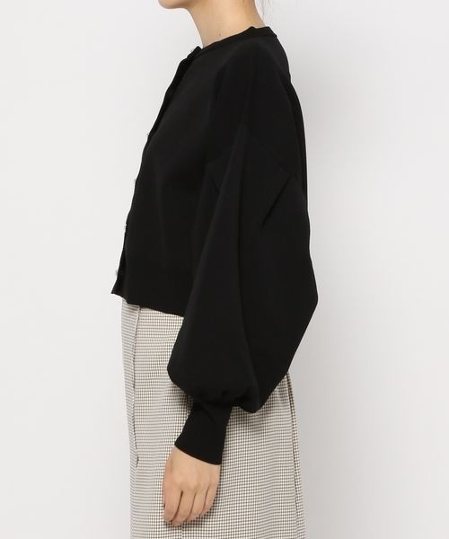 mysty woman(ミスティウーマン)の「【harekoさんコラボ】スーパーボリュームスリーブカーディガン 164687(カーディガン/ボレロ・レディース・ブラック/ベージュ/パープル/アイボリー・FREE)」の15枚目の写真