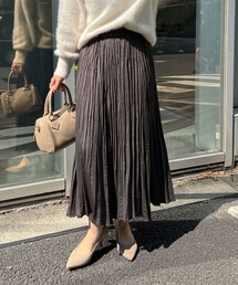 ランダムプリーツスカート