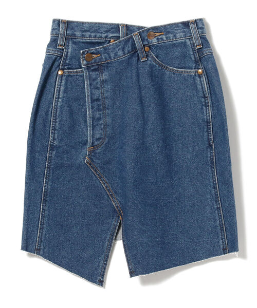 Wrangler(ラングラー)の「Wrangler / ミニ スカート(スカート・レディース・ライトブルー/ブラック・SMALL/X-SMALL)」の1枚目の写真