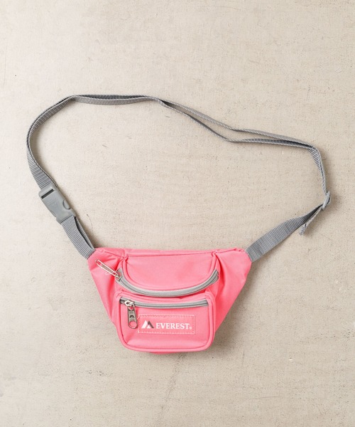 EVEREST(エベレスト)の「【EVEREST】Signature waist pack(ボディバッグ/ウエストポーチ・キッズ・ダークパープル/ローズ/ネイビー/ライトグリーン/ブラック・FREE)」の5枚目の写真