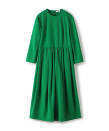 近年.極美品.定価3万☆ボールジィ 洗える タックギャザーワンピース 36 緑 近年.極美品.定価3万☆ボールジィ 洗える タックギャザーワンピース 36