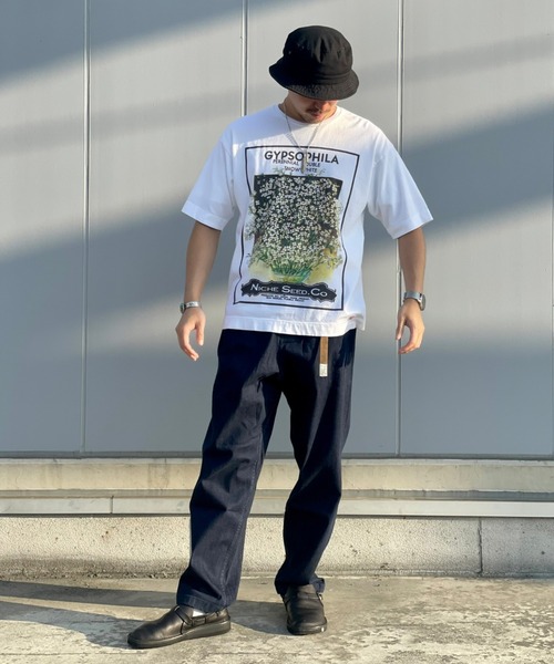 Gramicci（グラミチ）の「GRAMICCI/グラミチ　別注ワイドテーパードデニムパンツ　WIDE TAPERED DENIM PANTS（デニムパンツ・メンズ・ワンウォッシュ/ブルー系その他4・S/L/M/XL）」の10枚目の写真