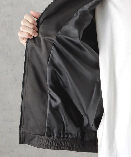 KANGOL（カンゴール）の「KANGOL カンゴール ワンポイント刺繍カラー配色切替スタンドジャケット（その他アウター・メンズ・グリーン/ベージュ・M/L/XL）」の15枚目の写真