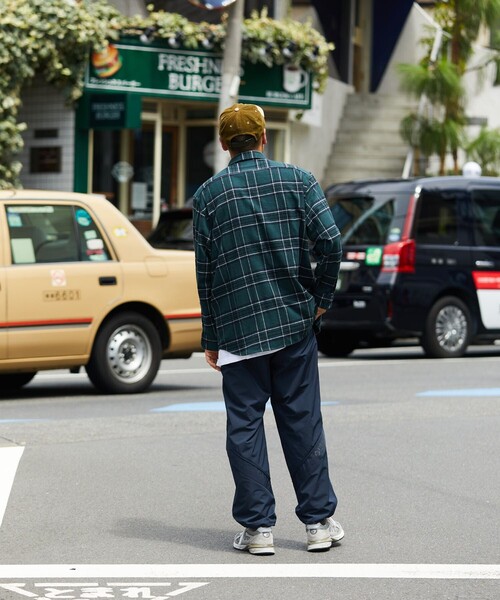 FREAK'S STORE（フリークスストア）の「FREAK'S STORE/フリークスストア リラックスフィット チェックネルシャツ/ワークシャツ（シャツ/ブラウス・メンズ・モスグリーン/ブラック/オフホワイト・MEDIUM/LARGE/SMALL）」の8枚目の写真