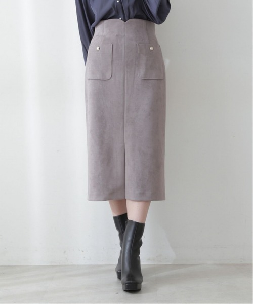 PROPORTION BODY DRESSING（プロポーションボディドレッシング）の「ダンボールフェイクスエードポケットタイト / 1212220002（スカート・レディース・グレー/ベージュ系その他/ダークグレー・MEDIUM/SMALL/X-SMALL）」の11枚目の写真