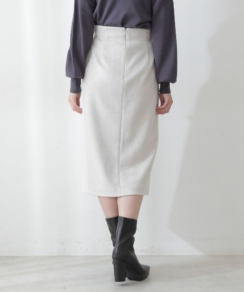 PROPORTION BODY DRESSING（プロポーションボディドレッシング）の「ダンボールフェイクスエードポケットタイト / 1212220002（スカート・レディース・グレー/ベージュ系その他/ダークグレー・MEDIUM/SMALL/X-SMALL）」の6枚目の写真