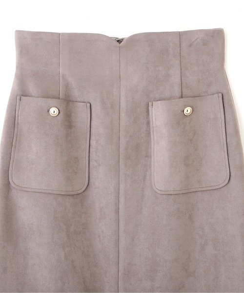 PROPORTION BODY DRESSING（プロポーションボディドレッシング）の「ダンボールフェイクスエードポケットタイト / 1212220002（スカート・レディース・グレー/ベージュ系その他/ダークグレー・MEDIUM/SMALL/X-SMALL）」の22枚目の写真