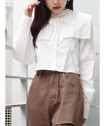 2wayレースカラーブラウス