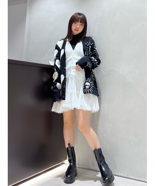 ALLSAINTS（オールセインツ）の「AMBER LEATHER BOOTS | AMBER レザー ブーツ（ブーツ・レディース・ブラック・UK5/UK4/UK3/UK6）」の12枚目の写真