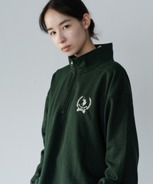 U.S. POLO ASSN. / ユーエスポロアッスン 別注 コラボ オーバーサイズ ハーフジップ 裏毛 スウェット トレーナー