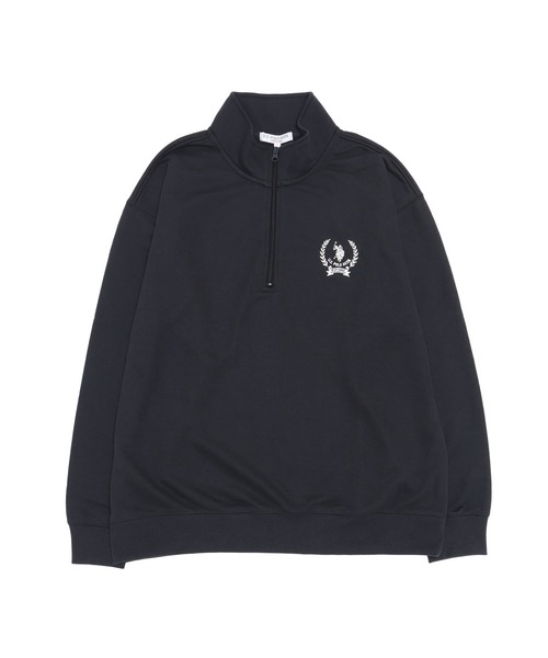 U.S. POLO ASSN.（ユーエスポロアッスン）の「U.S. POLO ASSN. / ユーエスポロアッスン 別注 コラボ オーバーサイズ ハーフジップ 裏毛 スウェット トレーナー（スウェット・メンズ・ホワイト系その他/ブラック系その他/グレー系その他/グレー系その他4/グリーン系その他2/ブルー系その他2/ブラック系その他2/グレー系その他2/グレー系その他3/グリーン系その他/ブルー系その他/ホワイト系その他2・MEDIUM/LARGE）」の12枚目の写真