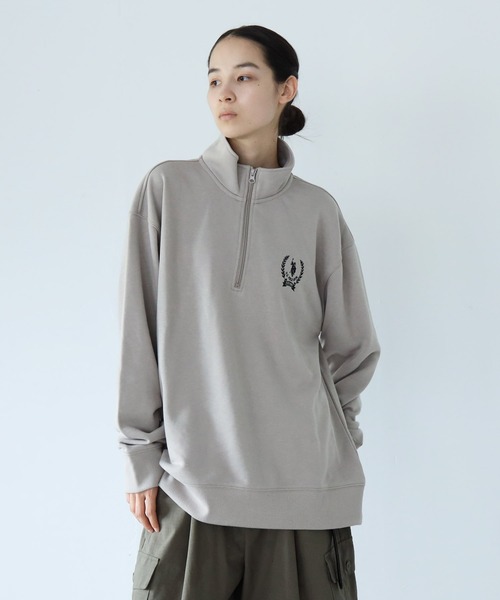 U.S. POLO ASSN.（ユーエスポロアッスン）の「U.S. POLO ASSN. / ユーエスポロアッスン 別注 コラボ オーバーサイズ ハーフジップ 裏毛 スウェット トレーナー（スウェット・メンズ・ホワイト系その他/ブラック系その他/グレー系その他/グレー系その他4/グリーン系その他2/ブルー系その他2/ブラック系その他2/グレー系その他2/グレー系その他3/グリーン系その他/ブルー系その他/ホワイト系その他2・MEDIUM/LARGE）」の22枚目の写真