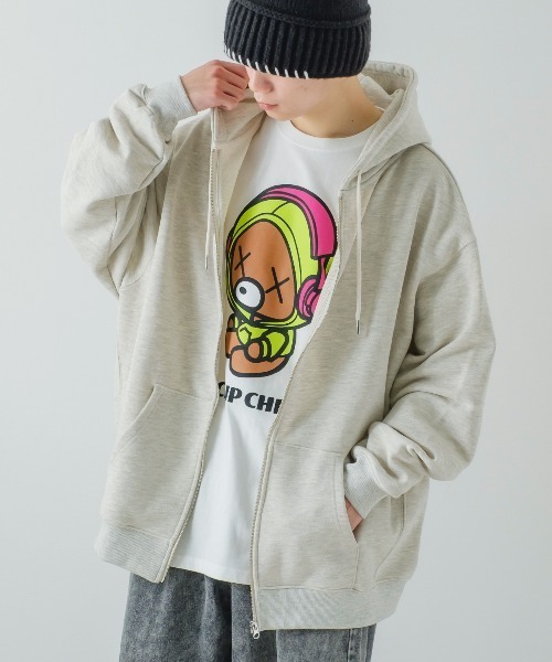 improves（インプローブス）の「【improves】13.4オンス ヘビーウエイト スウェット ジップアップ パーカー（パーカー・メンズ・ブラック/オートミール・LARGE/MEDIUM/X-LARGE）」の15枚目の写真