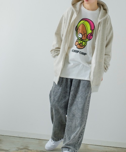 improves（インプローブス）の「【improves】13.4オンス ヘビーウエイト スウェット ジップアップ パーカー（パーカー・メンズ・ブラック/オートミール・LARGE/MEDIUM/X-LARGE）」の17枚目の写真