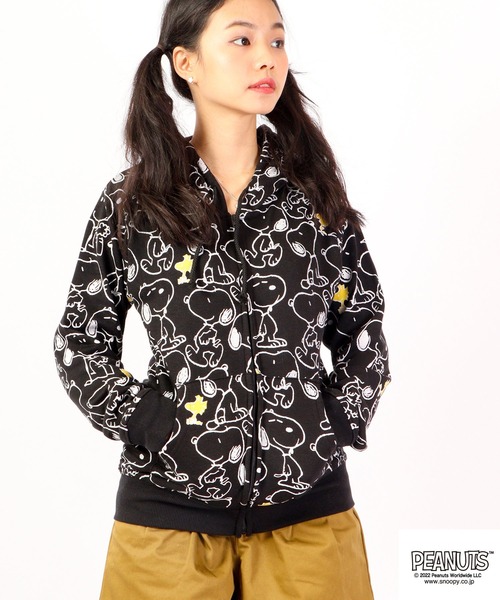 セール】PEANUTS スヌーピー スウェット パーカー 裏毛（パーカー