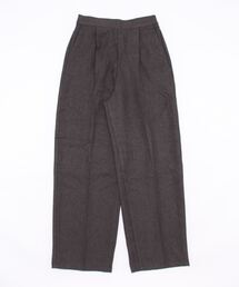 Samansa Mos2 blue | ツイードライクパンツ【セットアップ可】(その他パンツ)