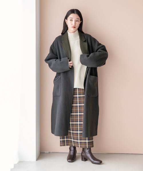 LOWRYS FARM（ローリーズファーム）の「モチモチハイネック　344678（ニット/セーター・レディース・アイボリー/ブラック/ライトグレー/ブルー/オレンジ・FREE）」の10枚目の写真