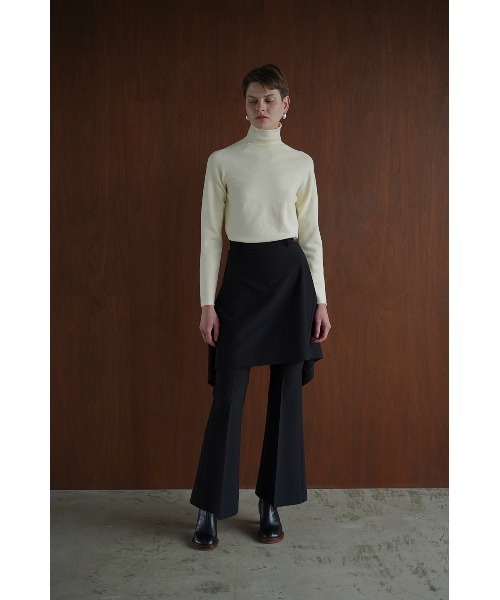 CLANE（クラネ）の「ROLL H/N KNIT TOPS（ニット/セーター・レディース・ブラック/テラコッタ/アイボリー・1/2）」の8枚目の写真