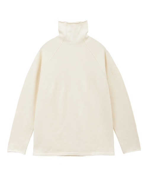 CLANE（クラネ）の「ROLL H/N KNIT TOPS（ニット/セーター・レディース・ブラック/テラコッタ/アイボリー・1/2）」の12枚目の写真