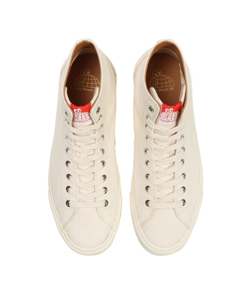 Last Resort AB（ラストリゾート・エービー）の「VM003 CANVAS HI WHITE/WHITE（スニーカー・メンズ・ホワイト・5h/8/9/10h/5/4h/6/11/6h/8h/10/9h）」の3枚目の写真