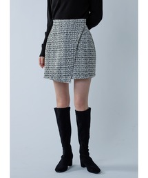Adoon plain | ツイードミニスカート(スカート)
