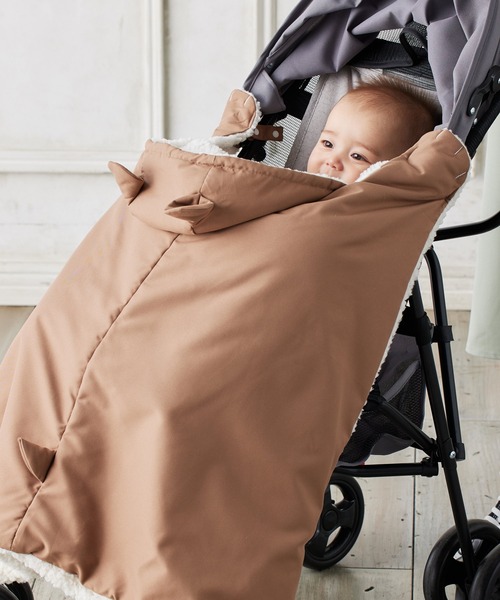 Rosemadame（ローズマダム）の「あったかモコモコベビーケープ（おくるみ）（おくるみ・レディース・ブラウン/ピンク/ライトグリーン/ライトグレー/カーキ/モカ/ネイビー/チャコールグレー/ブラック/ダークカーキ/ダークネイビー/ベージュ/ダークブラウン・フリー）」の6枚目の写真