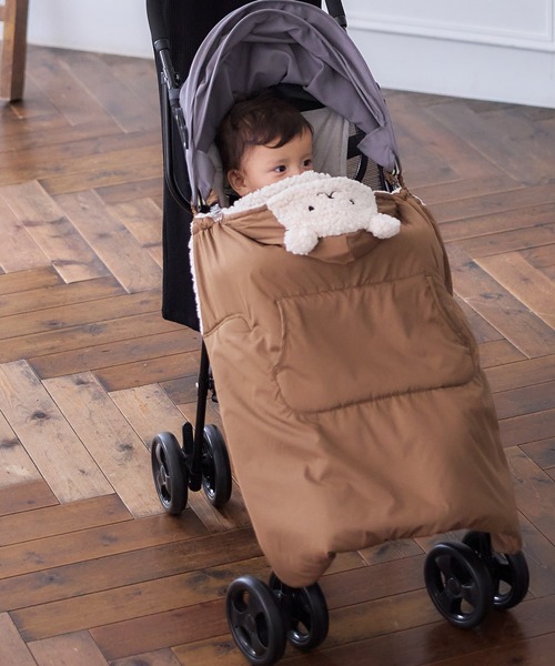 Rosemadame（ローズマダム）の「あったかモコモコベビーケープ（おくるみ）（おくるみ・レディース・ブラウン/ピンク/ライトグリーン/ライトグレー/カーキ/モカ/ネイビー/チャコールグレー/ブラック/ダークカーキ/ダークネイビー/ベージュ/ダークブラウン・フリー）」の7枚目の写真