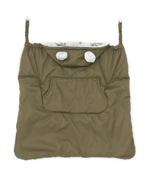 Rosemadame（ローズマダム）の「あったかモコモコベビーケープ（おくるみ）（おくるみ・レディース・ブラウン/ピンク/ライトグリーン/ライトグレー/カーキ/モカ/ネイビー/チャコールグレー/ブラック/ダークカーキ/ダークネイビー/ベージュ/ダークブラウン・フリー）」の17枚目の写真