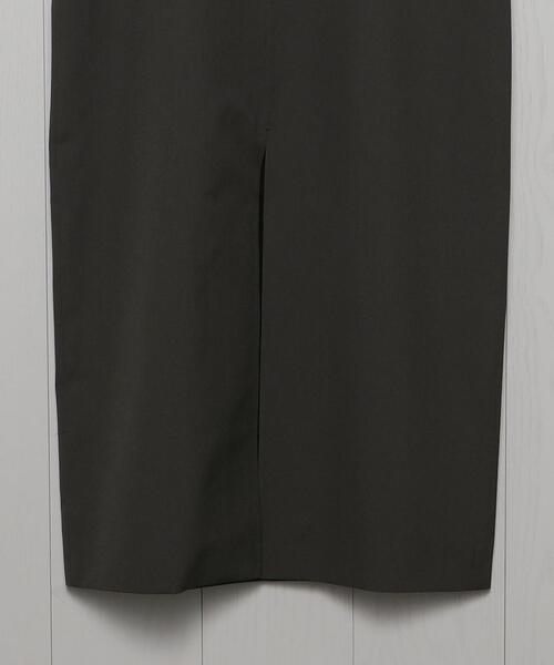 H　BEAUTY&YOUTH UNITED ARROWS（エイチビューティーアンドユースユナイテッドアローズ）の「＜H＞TYPEWRITER CLOTH HALTER NECK DRESS/ワンピース（ワンピース・レディース・ブラック/ダークグレー・S/M）」の9枚目の写真