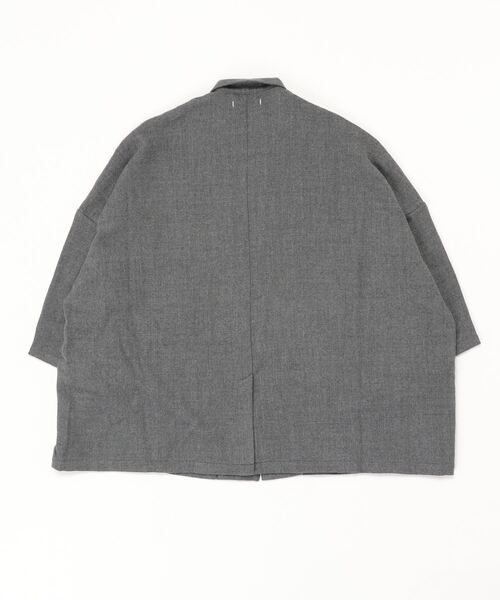 SETTO(セット)の「MARKET JACKET:ウール素材ワイドジャケット(その他アウター・レディース・グレー・FREE)」の3枚目の写真