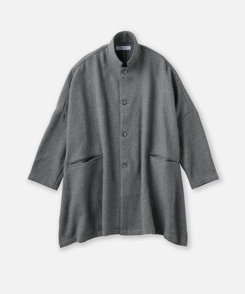SETTO(セット)の「MARKET JACKET:ウール素材ワイドジャケット(その他アウター・レディース・グレー・FREE)」の1枚目の写真