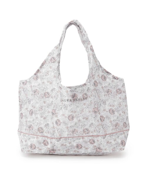 LAURA ASHLEY(ローラアシュレイ)の「クランズフォード柄 マイバッグM(エコバッグ/サブバッグ・レディース・グレー系・00)」の3枚目の写真