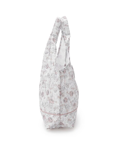LAURA ASHLEY(ローラアシュレイ)の「クランズフォード柄 マイバッグM(エコバッグ/サブバッグ・レディース・グレー系・00)」の4枚目の写真