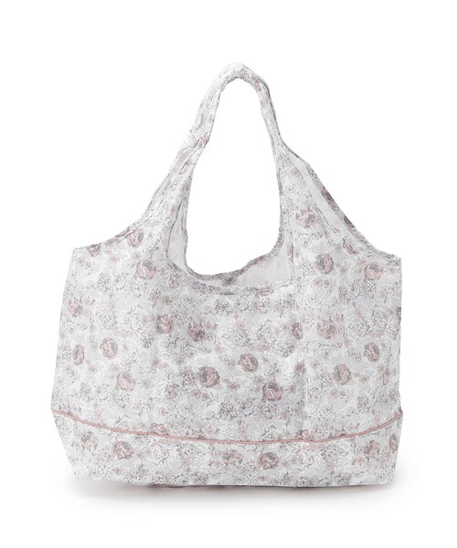 LAURA ASHLEY(ローラアシュレイ)の「クランズフォード柄 マイバッグM(エコバッグ/サブバッグ・レディース・グレー系・00)」の5枚目の写真