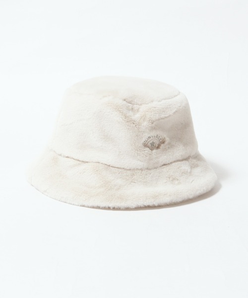 CONVERSE（コンバース）の「CONVERSE/コンバース CNSL FUR BUCKET HAT バケットハット（ハット・メンズ・ブラック/アイボリー/グレー/ベージュ・57cm）」の9枚目の写真