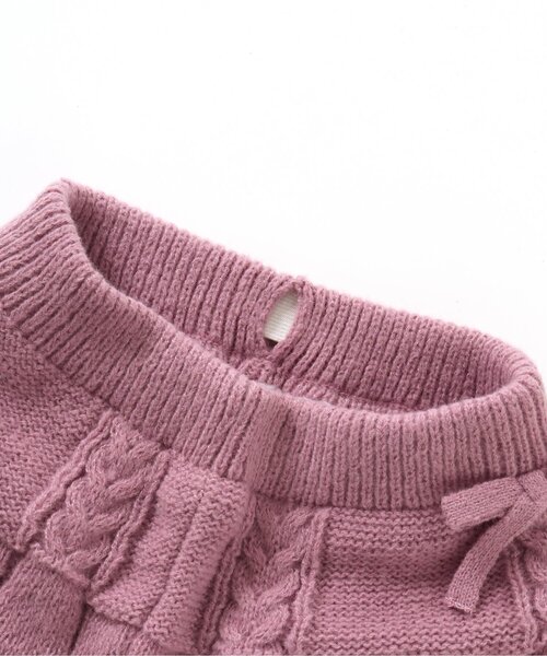 apres les cours（アプレレクール）の「ニットスカート（スカート・キッズ・アイボリー/ピンク・90/110/120/100/130）」の9枚目の写真